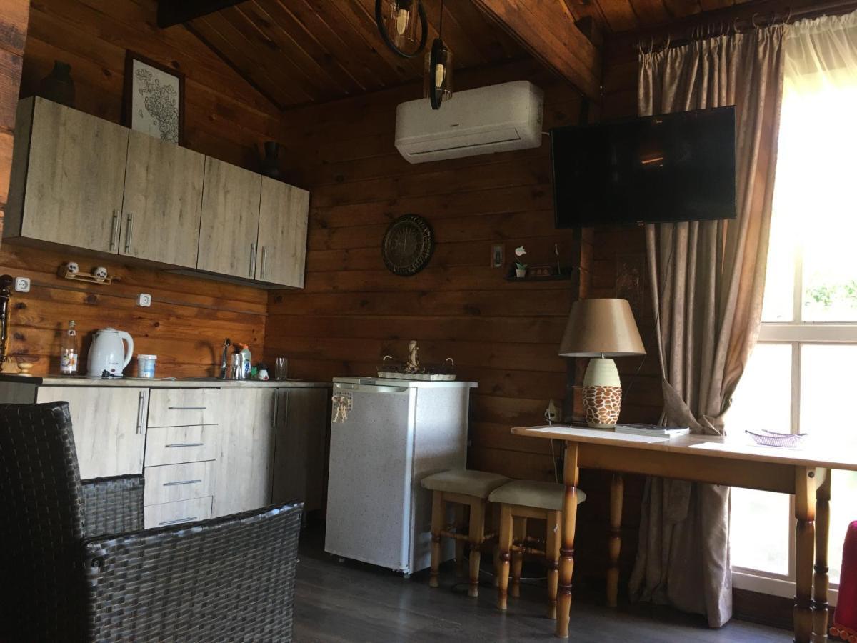 Eco Cottage Marina New Athos Bagian luar foto